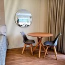 Ver imagem 5 de Mesa de Jantar Redonda de Madeira - June de 90cm Cor Freijó