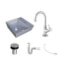 Ver imagem 3 de Kit Cuba Aq33 Volcano com Torneira 1198 e Válvula Botão com Sifão e Flexível