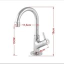 Ver imagem 6 de Kit Cuba Aq33 Volcano com Torneira 1198 e Válvula Botão com Sifão e Flexível