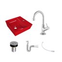 Ver imagem 3 de Kit Cuba Aq33 Volcano com Torneira 1198 e Válvula Botão com Sifão e Flexível