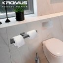 Ver imagem 6 de Papeleira Dupla Inox Grafite - Kromus RT0313G