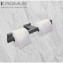 Ver imagem 5 de Papeleira Dupla Inox Grafite - Kromus RT0313G