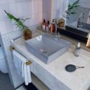 Ver imagem 1 de Kit Cuba Aq33 Volcano com Torneira 1198 e Válvula Click com Sifão e Flexível