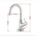 Ver imagem 6 de Kit Cuba Aq33 Volcano com Torneira 1198 e Válvula Click com Sifão e Flexível