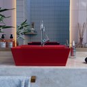 Ver imagem 2 de Kit Cuba Aq33 Volcano com Torneira 1198 e Válvula Click com Sifão e Flexível