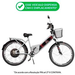 Bicicleta Elétrica - Street PAM - 800w - Prata - Plug and Move - 2
