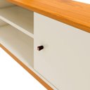 Ver imagem 2 de Rack para Tv até 75 Polegadas 2 Portas Itália 180cm:off White/cedro