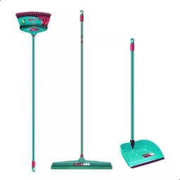 Kit Vassoura + Pá com Cabo + Rodo 40cm Noviça Bettanin - 1