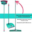 Ver imagem 3 de Kit Vassoura + Pá com Cabo + Rodo 40cm Noviça Bettanin