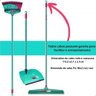 Kit Vassoura + Pá com Cabo + Rodo 40cm Noviça Bettanin - 3