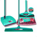 Ver imagem 2 de Kit Vassoura + Pá com Cabo + Rodo 40cm Noviça Bettanin