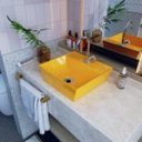 Ver imagem 1 de Kit Cuba Aq33 Volcano com Torneira C50 e Válvula Abs