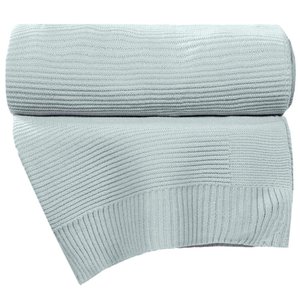 MANTA DE BEBÊ TRICÔ BENE CASA BABY REF: 18.03.0018.0004 75CM X 1,00M UN Azul