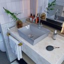 Ver imagem 1 de Kit Cuba Aq33 Volcano com Torneira 1198 e Válvula Click