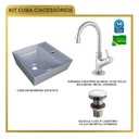 Ver mais imagens de Kit Cuba Aq33 Volcano com Torneira 1198 e Válvula Click