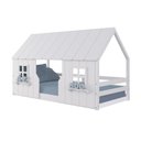 Ver imagem 2 de Cama Montessoriano Casinha Encantada Madeira Maciça Branco | Housin