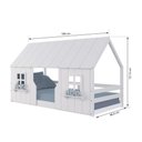 Ver imagem 4 de Cama Montessoriano Casinha Encantada Madeira Maciça Branco | Housin