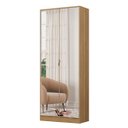 Ver imagem 3 de Armário Multiuso Sapateira com Espelho Grife Amendola - Demóbile