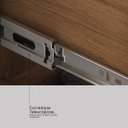 Ver imagem 2 de Armário Multiuso Sapateira com Espelho Grife Amendola - Demóbile