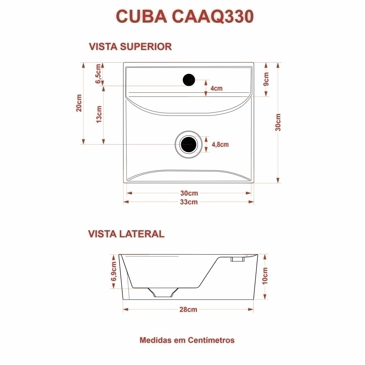 Kit Cuba Aq33 Volcano com Torneira 1198 e Válvula Click - 5
