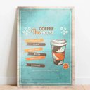 Ver imagem 1 de Placa Decorativa Metálica House Coffe Tacolado Papel de Parede 20 X 30cm