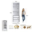 Ver imagem 5 de Módulo Guarda-Roupa 80cm com 2 Portas e Gavetas Integrato