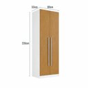 Ver imagem 2 de Módulo Guarda-Roupa 80cm com 2 Portas e Gavetas Integrato