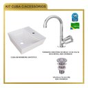Ver imagem 7 de Kit Cuba Aq33 Volcano com Torneira C50 e Válvula Abs