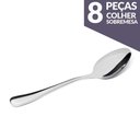 Ver imagem 1 de Jogo de Colher Sobremesa Aço Inox 8 Peças Gourmet Mix