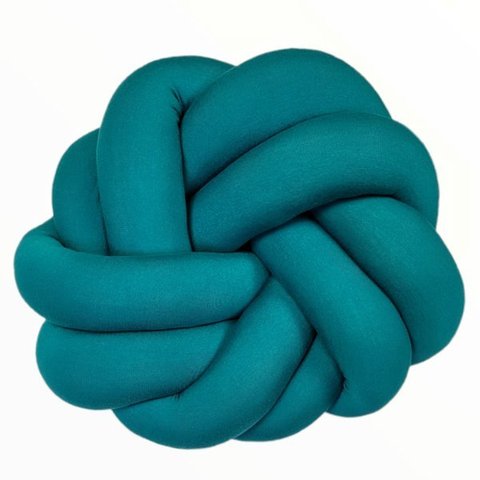 Almofada de Nó Circle:Verde Esmeralda