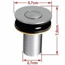 Ver imagem 7 de Kit Cuba Aq33 Volcano com Torneira Luxo e Válvula Botão com Sifão e Flexível