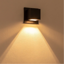 Ver imagem 4 de Arandela Nani Box Cubo com 1 Foco Alumínio - Interno Externo:marrom