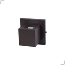 Ver imagem 1 de Arandela Nani Box Cubo com 1 Foco Alumínio - Interno Externo:marrom