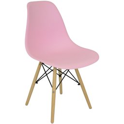Cadeira Charles Eames Eiffel Wood Design Varias Cores - 1