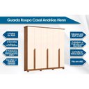 Ver imagem 2 de Guarda Roupa 6 Portas 6 Gavs c/Pés Andréas Henn Nature