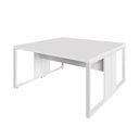 Ver imagem 3 de Plataforma de Trabalho 2 Pessoas 1,50m X 1,40m Pés Metal F5 Cor:branco