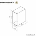 Ver imagem 5 de Lixeira de Embutir Preta Masutti Deslizante para Cozinha 15l com Tampa Click com Corrediças