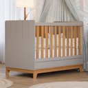 Ver imagem 2 de Berço Biscoito 100% Mdf Fendi/nature - Permóbili