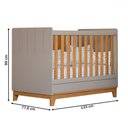 Ver imagem 3 de Berço Biscoito 100% Mdf Fendi/nature - Permóbili