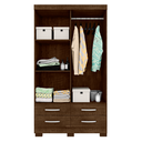 Ver imagem 4 de Conjunto de Guarda Roupa e Sapateira Coutos Malbec