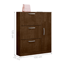 Ver imagem 3 de Conjunto de Guarda Roupa e Sapateira Coutos Malbec