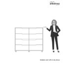 Ver imagem 7 de Cômoda 8 Gavetas em Mdp 136 Cm Doble