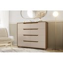 Ver imagem 2 de Cômoda 8 Gavetas em Mdp 136 Cm Doble