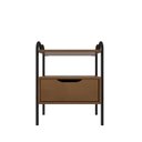 Ver imagem 4 de Mesa de Cabeceira 1 Gaveta 47x60cm Oasis Marrom
