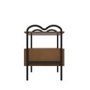 Ver imagem 5 de Mesa de Cabeceira 1 Gaveta 47x60cm Oasis Marrom