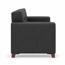 Ver imagem 4 de Conjunto Sofá 3 e 2 Lugares Corino Bronze Preto