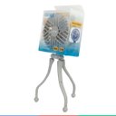 Ver mais imagens de Mini Ventilador Portátil Multiuso Tripé Articulável Recarregável 3 Velocidades Silencioso