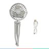 Mini Ventilador Portátil Multiuso Tripé Articulável Recarregável 3 Velocidades Silencioso - 7
