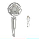 Ver imagem 7 de Mini Ventilador Portátil Multiuso Tripé Articulável Recarregável 3 Velocidades Silencioso