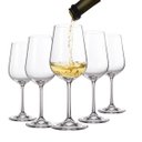 Ver imagem 1 de Jogo De 6 Taças De Vidro 390Ml Para Vinho Tori - Branco